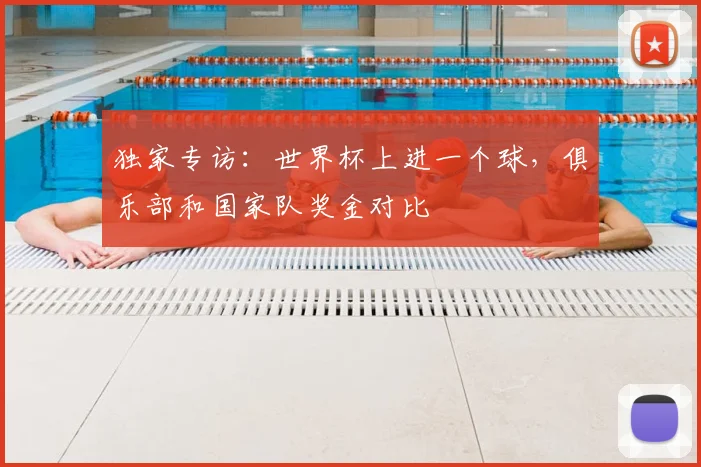 独家专访：世界杯上进一个球，俱乐部和国家队奖金对比