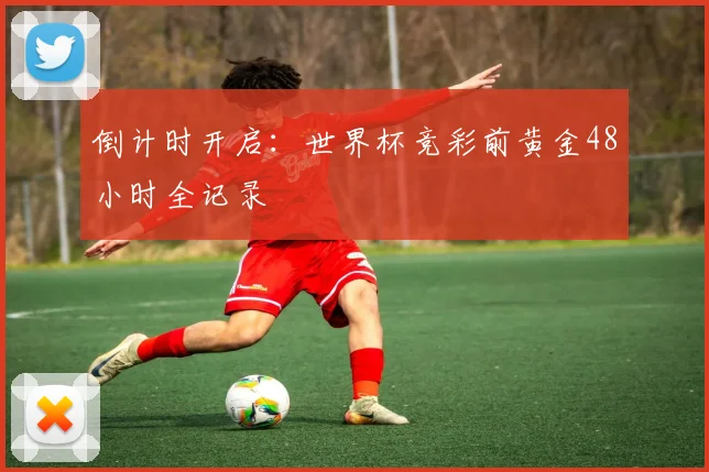 倒计时开启:世界杯竞彩前黄金48小时全记录