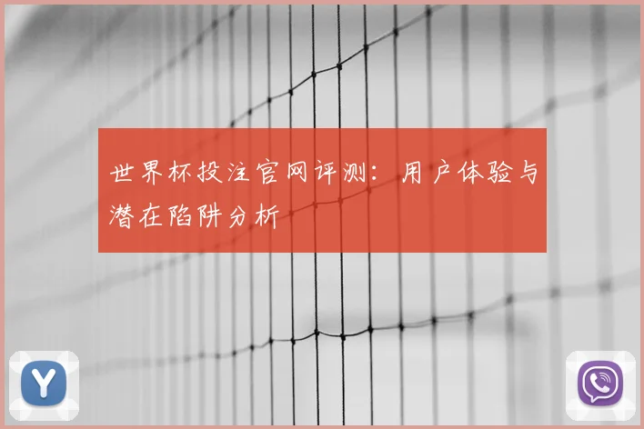 世界杯投注官网评测：用户体验与潜在陷阱分析